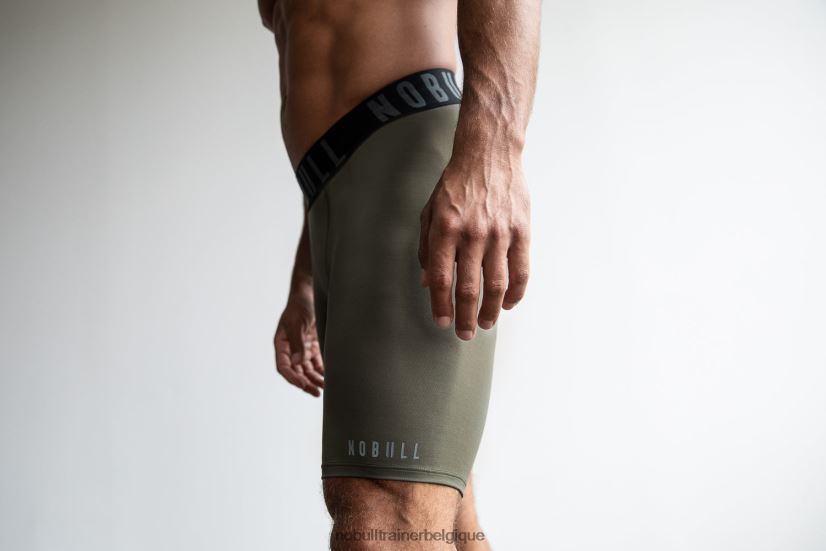 NOBULL short de compression homme 9 army88R8PT673