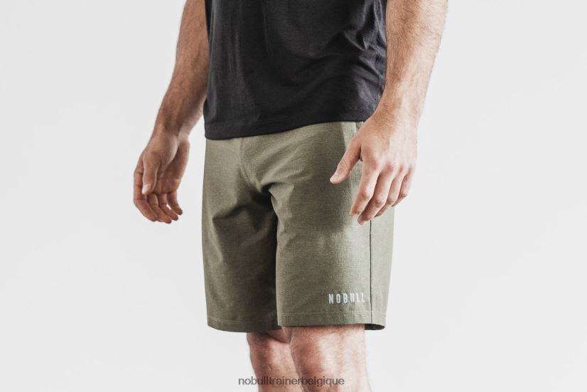 NOBULL short tissé extensible pour hommes 9 army88R8PT734