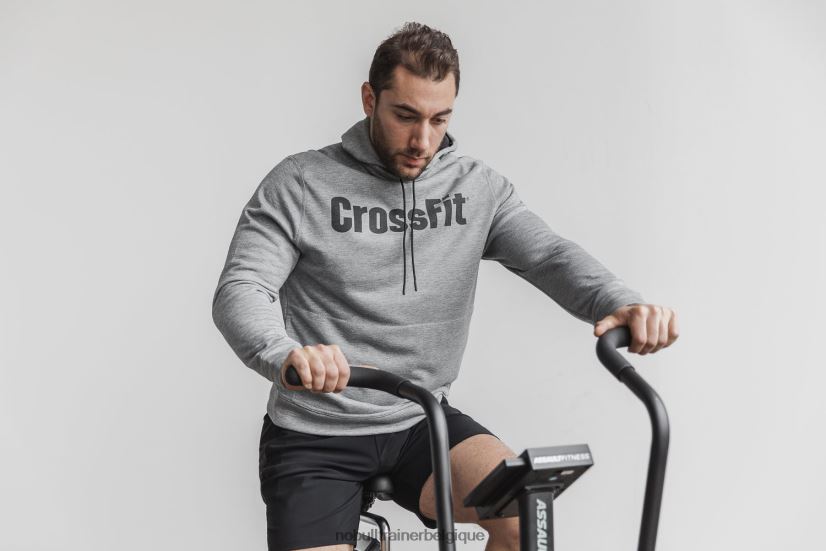 NOBULL sweat à capuche crossfit homme gris88R8PT929