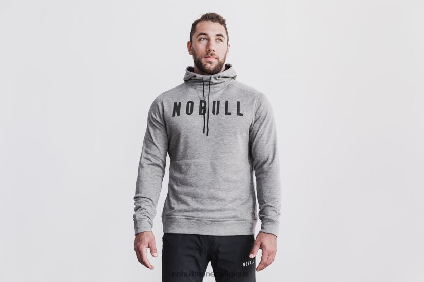 NOBULL sweat à capuche homme gris88R8PT659