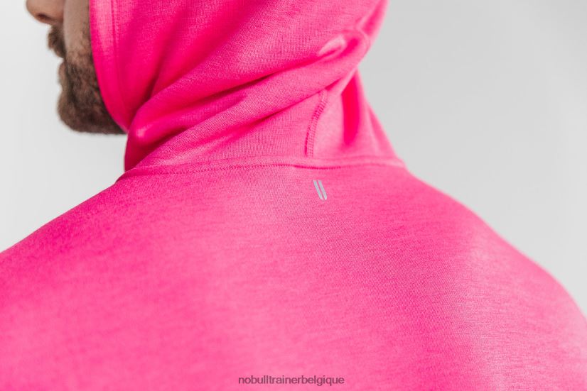 NOBULL sweat à capuche pour hommes (néon) rose88R8PT1230