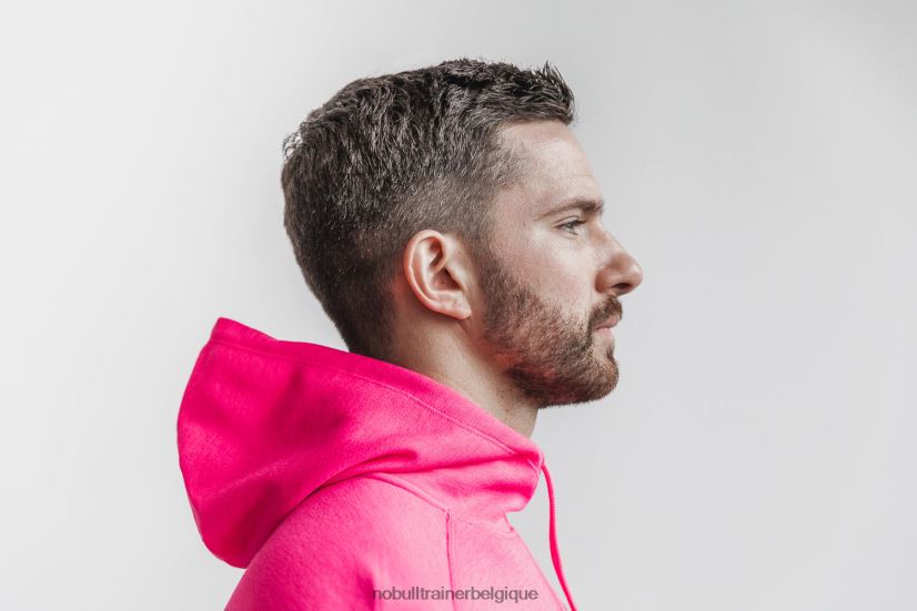 NOBULL sweat à capuche pour hommes (néon) rose88R8PT1230