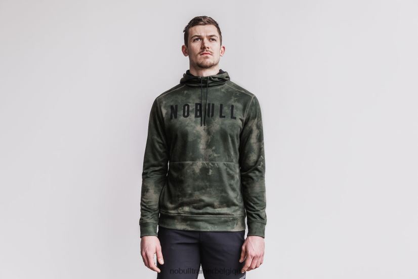 NOBULL sweat à capuche pour hommes (tie-dye) armée88R8PT812