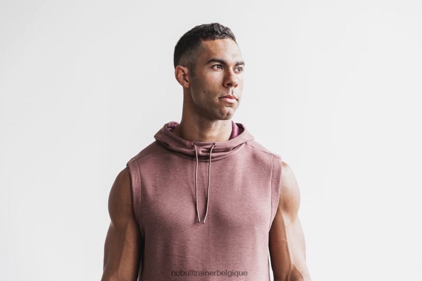 NOBULL sweat à capuche sans manches en micropeluche pour hommes88R8PT1196