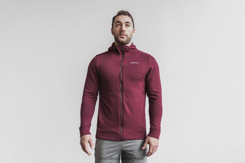 NOBULL sweat à capuche zippé performance pour hommes88R8PT913