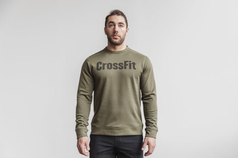 NOBULL sweat-shirt crossfit crew pour hommes armée88R8PT862