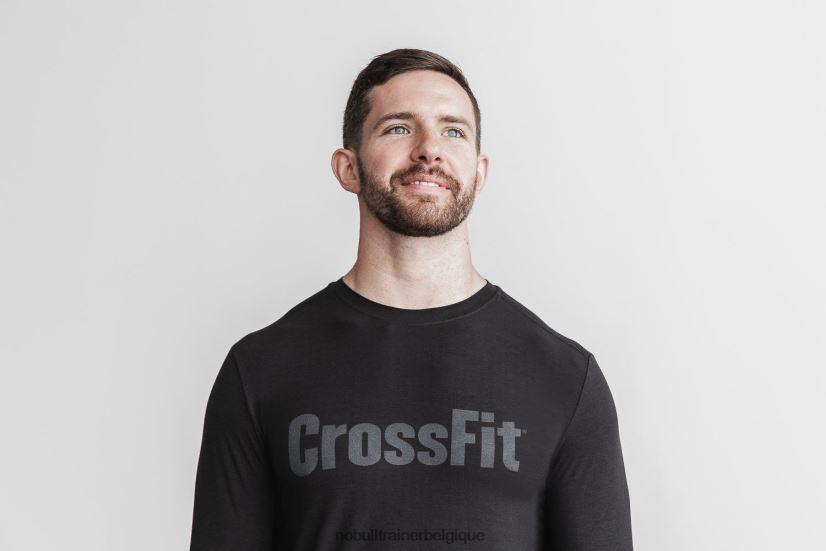 NOBULL t-shirt crossfit à manches longues pour hommes88R8PT1142