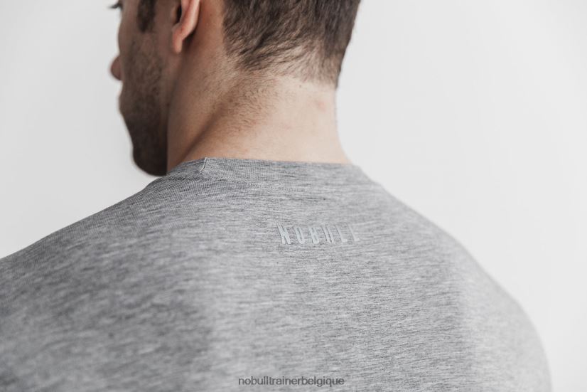 NOBULL t-shirt crossfit à manches longues pour hommes gris88R8PT1138