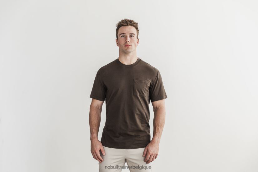 NOBULL t-shirt à poche épais pour hommes88R8PT1098