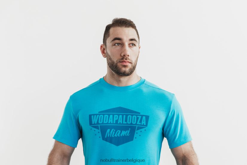 NOBULL t-shirt wodapalooza pour hommes bleu88R8PT1018