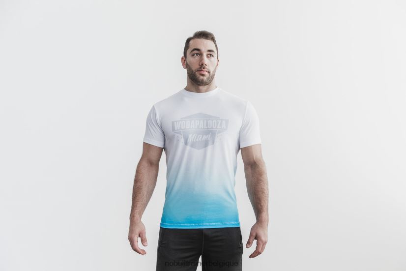 NOBULL t-shirt wodapalooza pour hommes (dip-dye) bleu88R8PT991