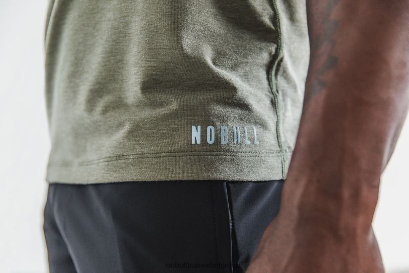 NOBULL tee shirt col v homme army88R8PT986