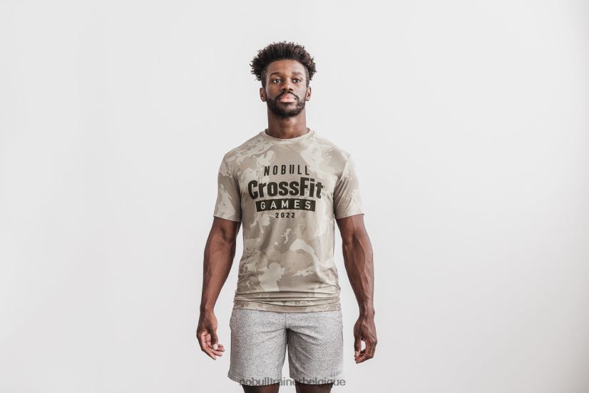 NOBULL tee-shirt crossfit games 2022 homme taupe88R8PT699