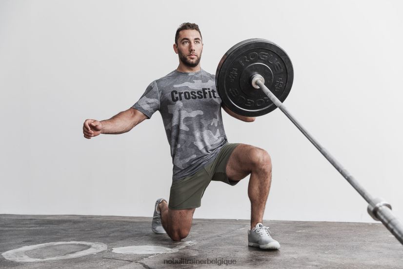 NOBULL tee-shirt crossfit homme (camo) gris88R8PT1154