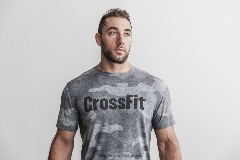 NOBULL tee-shirt crossfit homme (camo) gris88R8PT1154