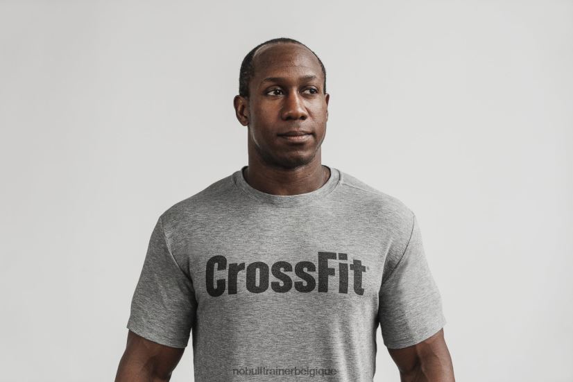 NOBULL tee-shirt crossfit homme gris88R8PT1151