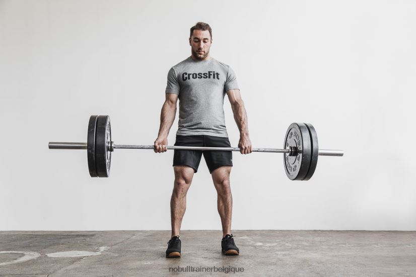 NOBULL tee-shirt crossfit homme gris88R8PT1151