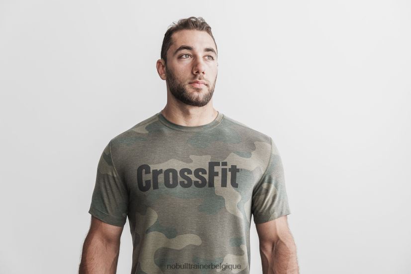 NOBULL tee-shirt crossfit pour hommes (camouflage) army88R8PT1156