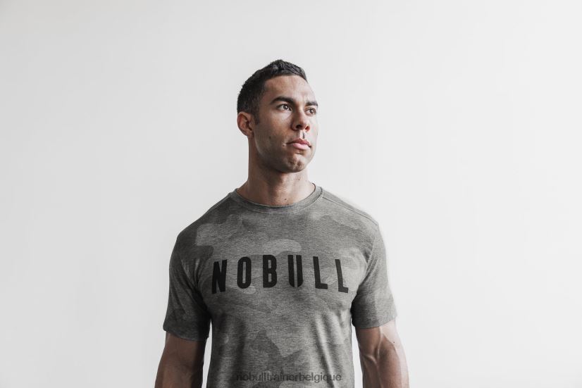 NOBULL tee-shirt homme (camo) gris88R8PT1043