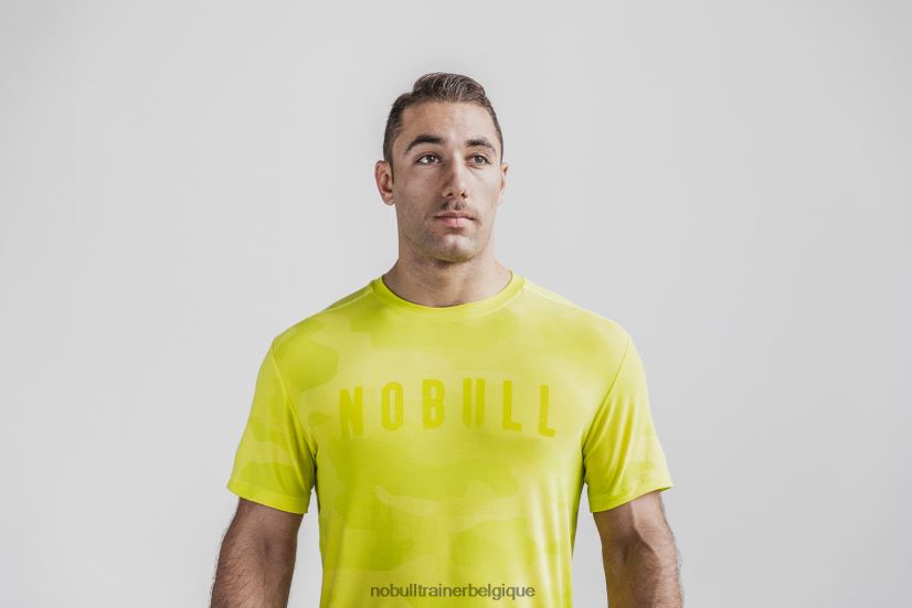 NOBULL tee-shirt homme (camouflage fluo) jaune88R8PT1080