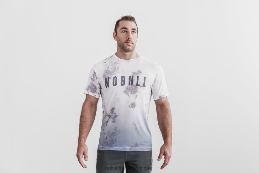 NOBULL tee-shirt homme (dip-dye) blanc & nuage88R8PT1124