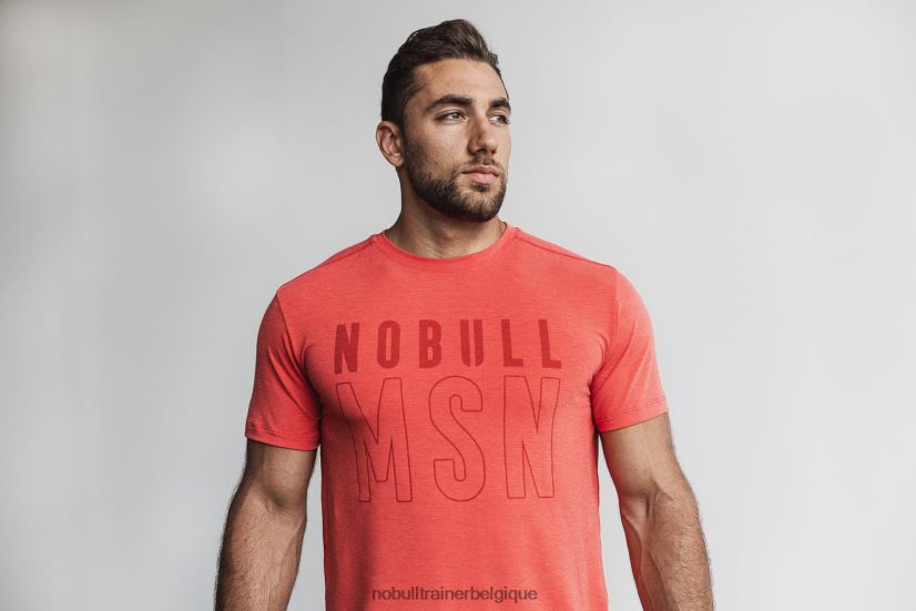 NOBULL tee-shirt homme (madison) rouge88R8PT1205