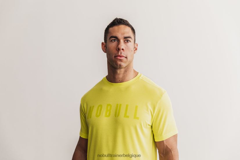 NOBULL tee-shirt homme (néon) jaune88R8PT1063