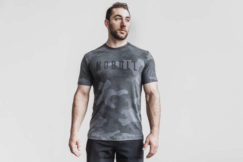 NOBULL tee-shirt pour hommes (camo) anthracite88R8PT1041