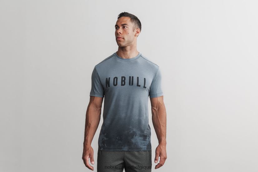 NOBULL tee-shirt pour hommes (dip-dye) ardoise88R8PT1126