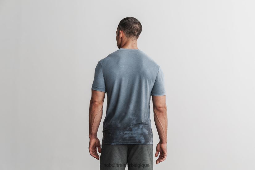 NOBULL tee-shirt pour hommes (dip-dye) ardoise88R8PT1126