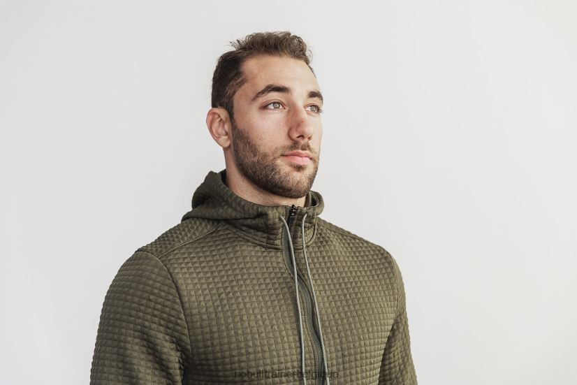 NOBULL veste matelassée zippée pour homme army88R8PT1222