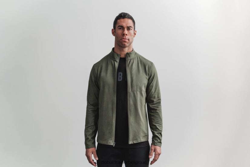 NOBULL veste zippée en sergé pour homme army88R8PT1228