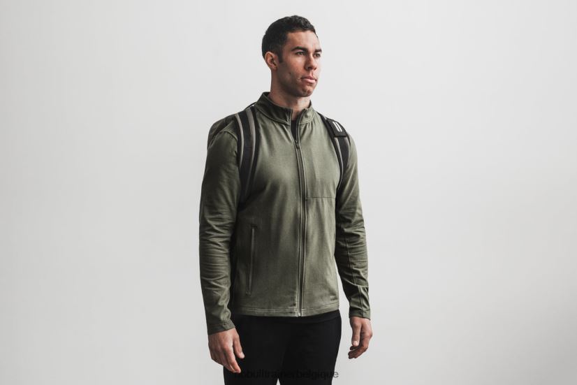 NOBULL veste zippée en sergé pour homme army88R8PT1228