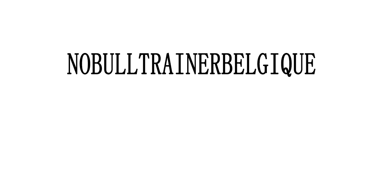 Nobulltrainerbelgique Boutique